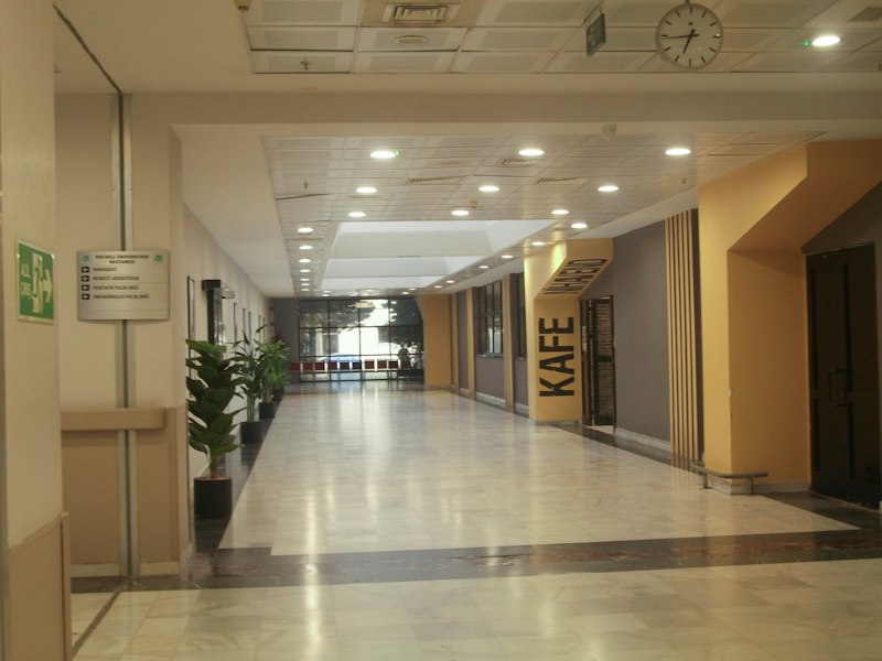 Corridoio di una struttura sanitaria